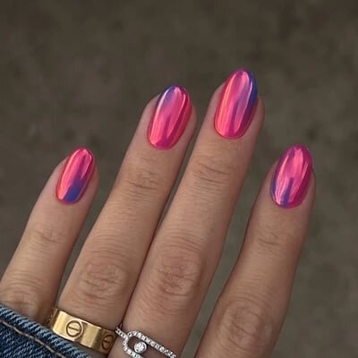 glazed nails coachella nail art
